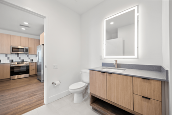 Updated bathrooms